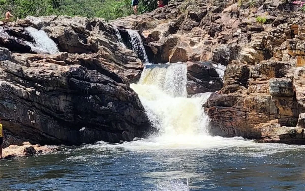 Cachoeira na região de Itabira
