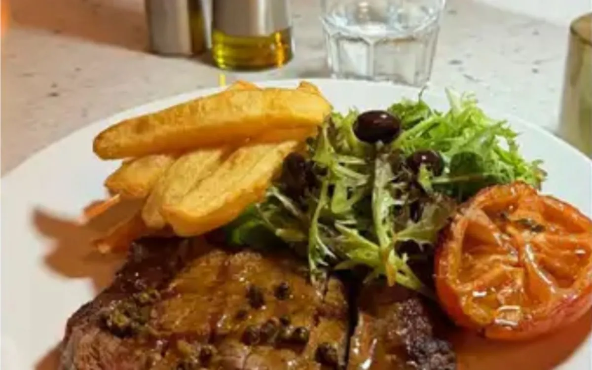 Prato servido na Casa Calixto